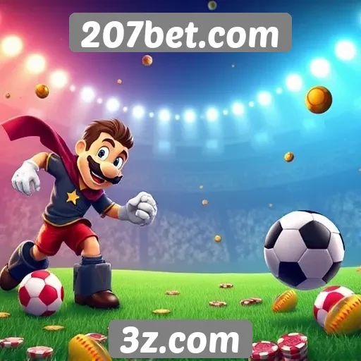 Diversidade de jogos oferecidos no 207bet