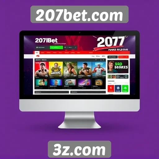 Interface do usuário do 207bet.com é intuitiva